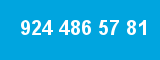 924 486 57 81 924 486 57 81
